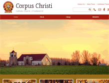 Tablet Screenshot of cccatholic.org